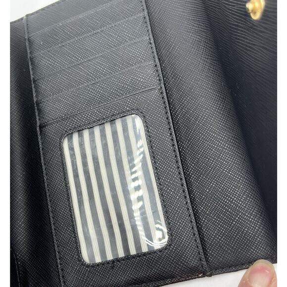 Kate Spade New York Saffiano Wristlet For Devices up to 5.7" Black Wallet Clutch - Picture 5 of 14